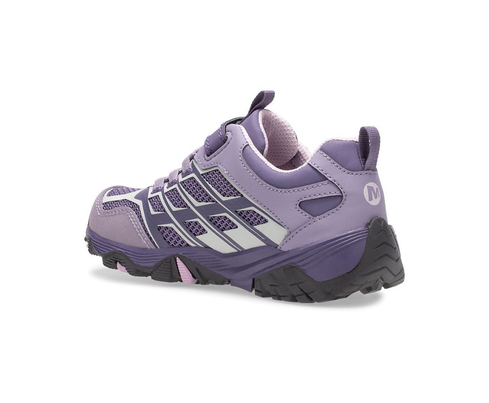Tenis Criança - Merrell Moab Fst Baixo A/C Waterproof - Roxo - UIP167203